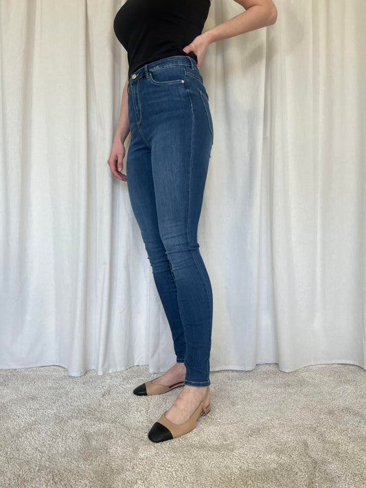 Sophia slim jeans - blå denim