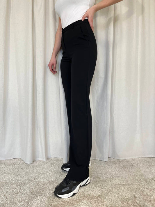 Highwaist pants - sort