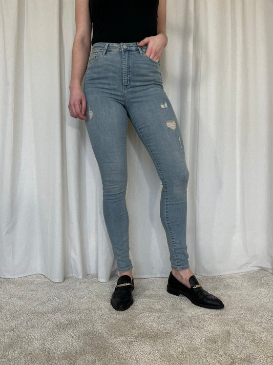 Sophia slim jeans - lys blå denim