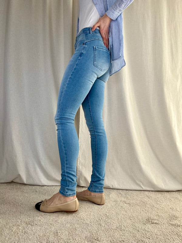 Stretch Jeans, Lyseblå